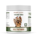 Yorkshire Terrier Dog Multivitamin, Small Breed Chews | All-In-One Daily Support for Skin, Coat, Heart & Immune; Bacon Flavor Dogs Love; Puppy to Senior; Made In USA