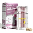 Dog Multivitamin, 16-in-1 Vitamin Formula with Taurine for Heart & Vision, Ideal for Cats and Dogs, Whole Body Health, Skin, Coat, Joint & Immune Support for All Breeds, 140 Tablets