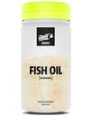 GHOST Basics Fish Oil Supplement, 3000MG Daily Omega 3, 60 Softgels | Fatty Acids with DHA & EPA for Brain, Heart Health, & Immunity Support - Gluten-Free & Soy-Free