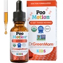 Dr. Green Mom Poo Motion — Organic Kids Digestive Drops — Gut & Tummy Care | Baby, Toddler & Children’s Bowel Movement Support — Gentle & Soothing Herbal Liquid Formula for Daily Regularity — 1 Fl Oz