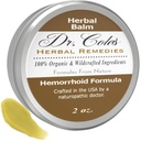 Dr. Cole’s Hemorrhoid Treatment – Organic Herbal Ointment for External Hemorrhoid Soothing & Comfort – Plant-Based, Gentle, No Petroleum or Harsh Chemicals – 2 oz
