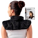 Sharper Image Heated Neck & Shoulder Wrap - Microwavable Warm & Cooling Plush Pad, Scented Aromatherapy (100% Natural Lavender & Herb Spa Blend), Pain Tension Headache Relief Therapy, Gift for Women