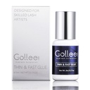 Eyelash Extension Glue High Flexibility Eyelash Glue 1 Sec Drying Time/Retention 6-8 Weeks/(0.17fl.oz / 5ml) Max Bond Thin Lash Adhesive for Eyelash Extension Lash Adhesive for Professional Use Only