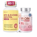 Gentle Iron Supplement & Myo-Inositol & D-Chiro Inositol 40:1 for Women