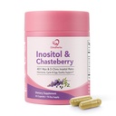 Laicuherb Myo-Inositol & D-Chiro Inositol Supplement for Women，60 Caps | Fertility Supplements for Hormonal Balance & Ovarian Health Support， Ideal 40:1 Ratio，15 Day Supply