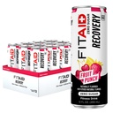 FITAID Post Workout Recovery, Zero Sugar Fruit Punch, 12 fl oz (12-Pack) | Refreshing post-workout recovery drink. Zero sugar, 5 calories, keto-friendly formula packed with BCAAs & electrolytes.