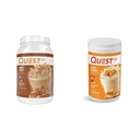 Quest Peanut Butter 23g & Salted Caramel 26g Protein Powders Bundle, Low Carb Gluten Free, 43 & 24 Servings