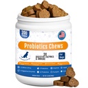 Probiotics for Dogs Dog Probiotic Chews for Yeast Itch Relief Ears Skin Coat, Gut Digestive Health & Immune Support with 11Billion CFU Probiotics, 6 Enzymes, 4 Prebiotics, Pumpkin, 200ct