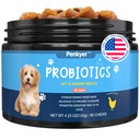 Probiotics for Dogs, Dog Probiotics for Yeast, Itchy Skin and Itchy Ears, Digestive Enzymes with Prebiotics for Digestive Health, Probiotic Chews for Dogs Support Immunity Health - (Chicken 60 Ct)
