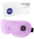 Heated Eye Mask for Dry Eyes, Cordless Warm Eye Compress, Blepharitis, Styes, 1000mAh, Washable Cover, Gifts for Family and Friends, Travel (Purple)