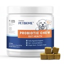 PetBiome Probiotic Chew for Dogs - Supports Daily Digestive Health, Gut Balance, and Immune System - with Ginger Root, and Pumpkin Seed - Chicken Flavor, 90 Soft Chews
