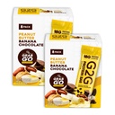 G2G Protein Bar, Peanut Butter Banana Chocolate, Healthy Snack, Delicious Meal Replacement, Gluten-Free, Clean Ingredients, Refrigerated for Freshness — 16 Count (2 Boxes)