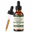 Pawsy Parasite Cleanse Drops, Botanical Blend | , Supports Daily Digestive Balance, Duck-Flavored Liquid Drops for All Breeds and Life Stages, 2 fl oz