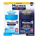 Mucinex Children's Mighty Chews Cold/Flu Day/Night Value Pack, 32 Chewables