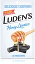 Luden's Soothing Throat Drops, Honey Licorice, 30 ct (Pack of 1)