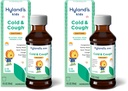 Hyland's Kids Cold and Cough, Daytime Cough Syrup Medicine for Kids Ages 2 and up, Decongestant, Sore Throat Relief, Natural Treatment for Common Cold Symptoms, 4 Fl Oz, (Pack of 2)