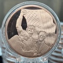 1 oz Trump Fight Assasination Attempt copper in a flip