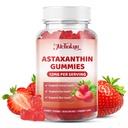 Astaxanthin Gummies 12mg - Antioxidant for Eye, Skin & Immune Support, 60ct | Astaxanthin Supplements with Lycopene, Vitamins A, C, D3, E. Vegan, 0 Sugar & Non-GMO, Soy & Gluten Free, Strawberry Flavor