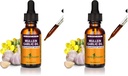 Herb Pharm Mullein Garlic Oil: Infused Oil for Topical External Use with Certified Organic Mullein Extract, Garlic Extract, Calendula & Responsibly Wildcrafted St. John's Wort, 1 oz (Pack of 2)