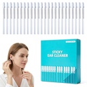 Sticky Ear Cleaning Stick, Sticky Ear Cleaner Picks, Ear Cleaning Tools for Adults, Reusable Adhesive Ear Cleaning Stick for Daily Ear Care and Hygiene (24 pcs, Large)