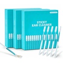 Sticky Ear Cleaning Stick, Reusable Ear Cleaning Tools with Soft Rubber Head, Gentle Adhesive Ear Pick for Ear Wax Cleaning, Home Personal Care Hygiene Kit (3 Boxes/72 Pcs)