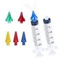 20mL Ear Syringes for Removing Ear Wax, Cleaning Water Irrigation Kits with 3 Penta-Stream Tips and 3 Tri-Stream Tips Improved Hearing Clarity and Aural Hygiene (clear) | Cleaning Water Irrigation Kits with 3 Penta-Stream Tips and 3 Tri-Stream Tips Improved Hearing Clarity and Aural Hygiene