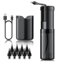 Ear Irrigation Flushing System for Adults, IPX5 Shower-Friendly, Portable | Ear Wax Removal Kit Featuring a Retractable & Portable Design, 5 Cleaning Modes, Translucent