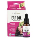 Wally's Natural Organic Ear Oil Drops for Adults, Comforts & Soothes Ears, Trusted Since 1991, Infused with Garlic, Mullein, Tea Tree & Echinacea, 1 Fl Oz