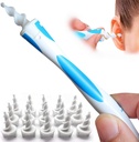 2026 NEW QGrips Earwax Removal-Spiral Ear Wax Removal Tool, Reusable Earwax Removal Kit Safe Ear Cleaner with 16 Pcs Soft and Flexible Replaceme