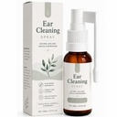 Ear Cleaning Spray, Natural Ear Cleaning Spray for Earwax Removal & Ear Canal Care, Gentle Ear Cleaner with Olive Oil, Calendula & Peppermint, Daily Ear Hygiene Spray for Adults, 30ml (1 PCS)