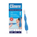 Clinere® Reusable Ear Cleaner Kit - Earwax Remover Tool for Gentle Ear Canal Cleaning & Itch Relief - Safe Home Ear Wax Removal - Reusable & Effective Ear Care Solution