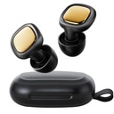 Upgrade Stylish Ear Plugs for Sleep, 45dB Noise Reduction, Side Sleeper Friendly, All-Day Comfort, Reusable, Earplugs for Muffling Snoring, Focus, Travel, Noise-Sensitive, Motorcycle (Black+Gold)