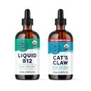 Vimergy Liquid B12 (115 mL) & Cat's Claw Extract (115 mL) Kit
