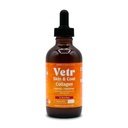Vetr Skin & Coat Collagen for Dogs - Bacon Flavored Liquid Supplement - Supports Healthy Skin & Shiny Coat - 4 oz (120mL) - Vet-Formulated in USA