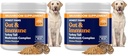 Turkey Tail Mushroom for Dogs - Digestive and Immune Support - Shiitake, Reishi, Maitake Mushroom Supplement Powder for Dogs - No Filler, No Additives - (30 Scoops) (Pack of 2)