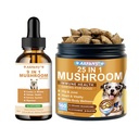 Dog Mushroom Drops & Dog Mushroom Chews - Lumps and Bumps Treatment - Digestive, Cellular, Immune Health Support