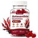 Astaxanthin Gummies 24mg Max with 12mg Per Gummy, Astaxanthin Supplements | 60 Count with Lycopene, Vitamins & CoQ10, Sugar-Free Vegan Antioxidant Support for Eye, Skin & Immune Health