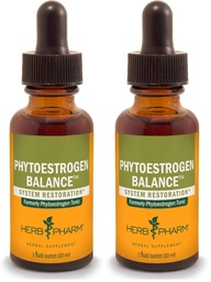 Herb Pharm Phytoestrogen Balance Liquid Herbal Formula for Female Reproductive System Support - 1 Ounce (Pack of 2)