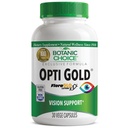 Botanic Choice Opti Gold Vision Eye Health Supplement, 30 Capsules | Supports Eye Health with FloraGLO® Lutein, zeaxanthin, Bilberry, Taurine & Vitamin A. Non-GMO, Gluten Free, 30-Day Supply. | Supports eye health with FloraGLO® lutein, zeaxanthin, bilberry, taurine & vitamin A. Non-GMO, gluten free, 30-day supply.