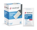 Dealmed Abdominal Combine Pads - Sterile Non Adherent 5 x 9 in - 20 Count | Non-Woven PE Layer, Sealed Edges, Individually Wrapped, Heavy Drainage Care, Post-Op And Emergency Use