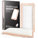 EVERLIT Silicone Super Absorbent Dressing with Border | Sterile Self-Adhesive SAP Bandage Pad for High Absorbency & Reduced Risk of Maceration | Advanced Wound Care for Heavily Exudating Wound 4x8