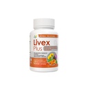 Livex Plus hepatic Support & Digestive Health Supplement - Natural Detox with Milk Thistle, Boldo & Dandelion Root - 60 Capsules