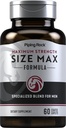 Piping Rock Size Max X Extract Supplement | 60 Coated Caplets | Formula Specialized for Men | Includes Zinc & Arginine | Non-GMO, Gluten Free