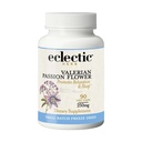 Eclectic Herb - Valerian Passion Flower Capsules | Natural Relaxation + Sleep Support | Herbal Supplement | Vegan, Non-GMO, Gluten Free, Freeze-Dried (90 CT | 250 mg)