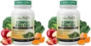 MoxyVites Vitamin B Complex - B Vitamins Whole Food Supplement, B12 Methylcobalamin, B1, B2, B3, B5, B6, B7, B9 - for Stress, Energy and Immune Support, Vegan, 120 Capsules (Pack of 2)
