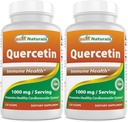 Best Naturals Quercetin 1000 mg/Serving 120 Veggie Capsules (120 Count (Pack of 2))