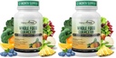 MoxyVites Quercetin with Bromelain 500mg Supplement - Bioactive Phytosome Complex, Pure Organic Whole Food Seasonal Support, Antioxidant, 20X Absorption & Bioavailability-120 Caps (Pack of 2)