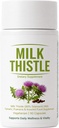 Milk Thistle Liver Detox, Vegan Support, 90 Capsules | 8 In 1 Blend Liver Support Supplement with 80% Silymarin, Inositol, Turmeric & Vitamin C, Daily Wellness Formula.1pc