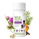 Milk Thistle Supplement with Silymarin Extract 90 Capsules | Herbal Dietary Supplement for Daily Wellness Support