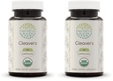 Cleavers USDA Organic 60 Capsules | Natural Herbal Supplement | Certified Organic Vegetarian Capsules and Organic Cleavers (Galium aparine) Dried herb (60 Capsules) (Pack of 2)